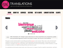 Tablet Screenshot of emltranslations.com